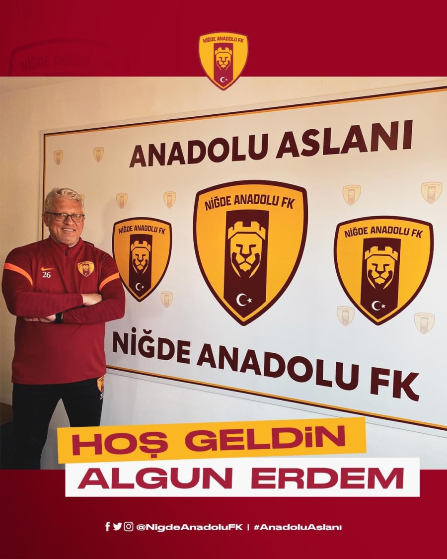 Niğde Anadolu FK’nın Başına Algun Erdem Getirildi!