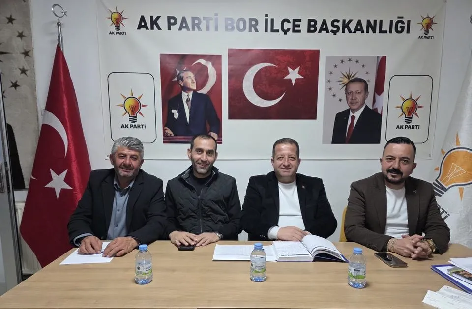 AK Parti Bor İlçe Teşkilatından Haftalık İstişare Toplantısı