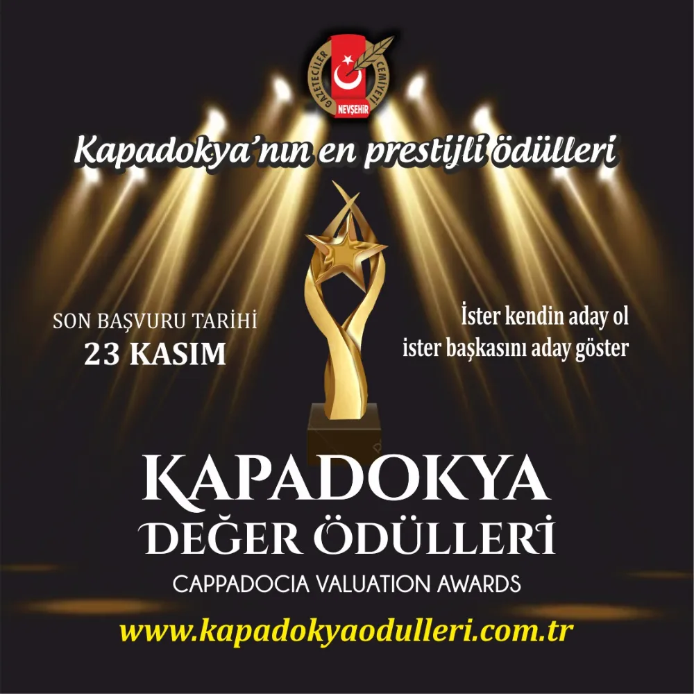 “Kapadokya Değer Ödülleri” Sahiplerini Bulacak