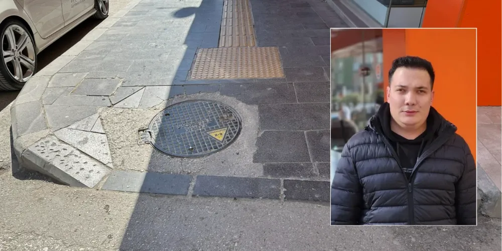 Tehlikeli Kaldırım Niğdeli Esnafı Çileden Çıkardı: 