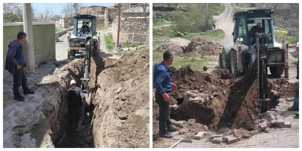 Altunhisar Belediyesi Kaçak Su Tespiti ve Yeni Hat Çalışmalarına Devam Ediyor