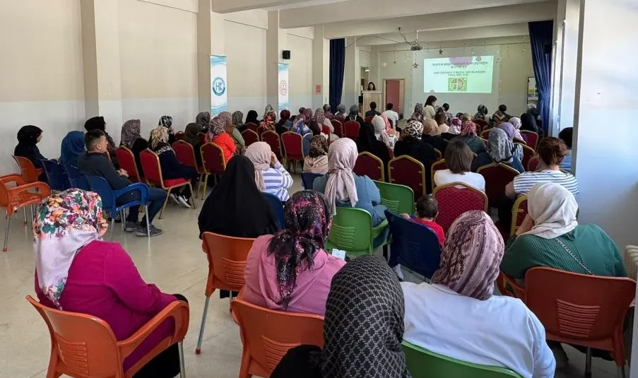 Velilere sağlıklı yaşam ve beslenme eğitimi verildi
