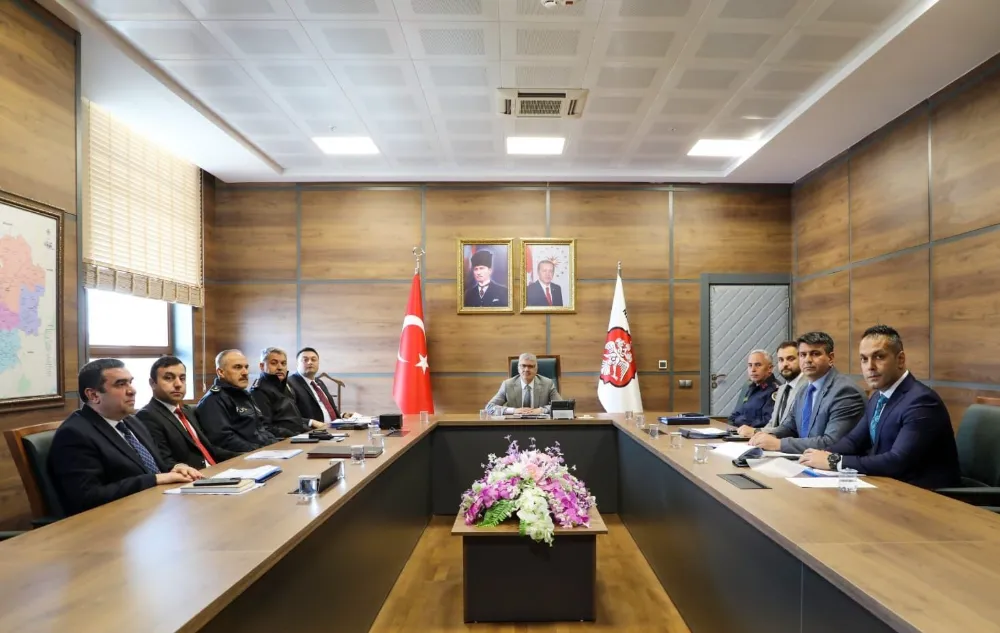 Niğde Valisi ÇELİK Başkanlığında Güvenlik Toplantısı Yapıldı