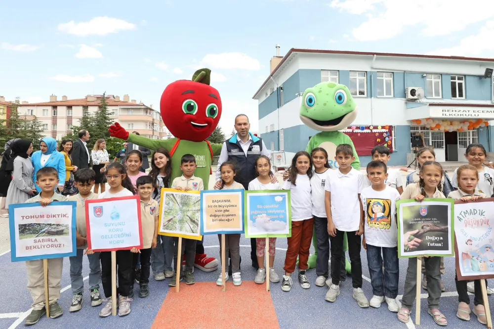 OKULA YAĞMUR SUYU TOPLAMA VE FİLTRELEME SİSTEMİ KURULDU