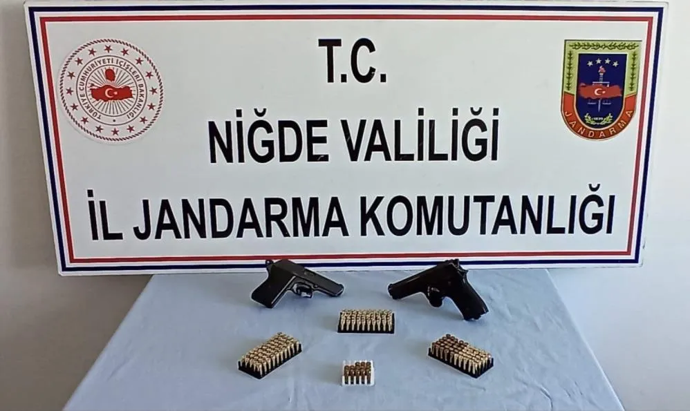 Niğde’de ruhsatsız silah operasyonu: 1 gözaltı