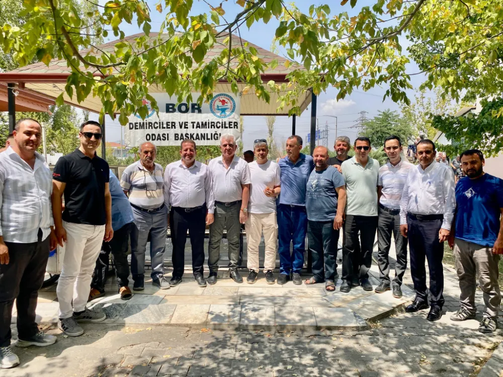 Bor Demirciler ve Tamirciler Odası, Vefat Eden Esnafları İçin Mevlid Programı Düzenledi