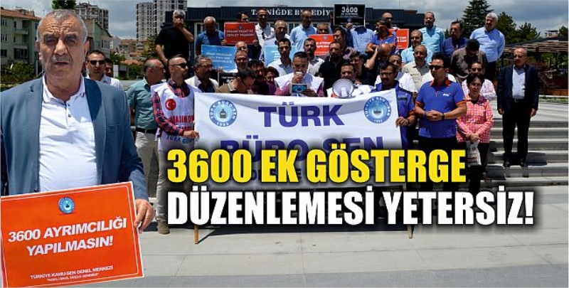 3600 Ek Gösterge Düzenlemesi Yetersiz!