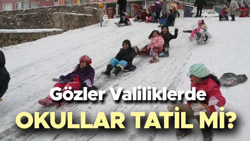 Tatil haberleri peş peşe geliyor, Niğde’de kar tatili var mı?