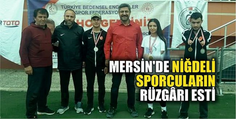 Mersin’de Niğdeli Sporcuların Rüzgârı Esti