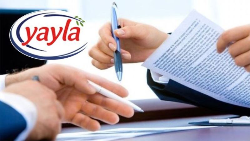 YAYLA Niğde’daki fabrikası için kredi anlaşması imzaladı!